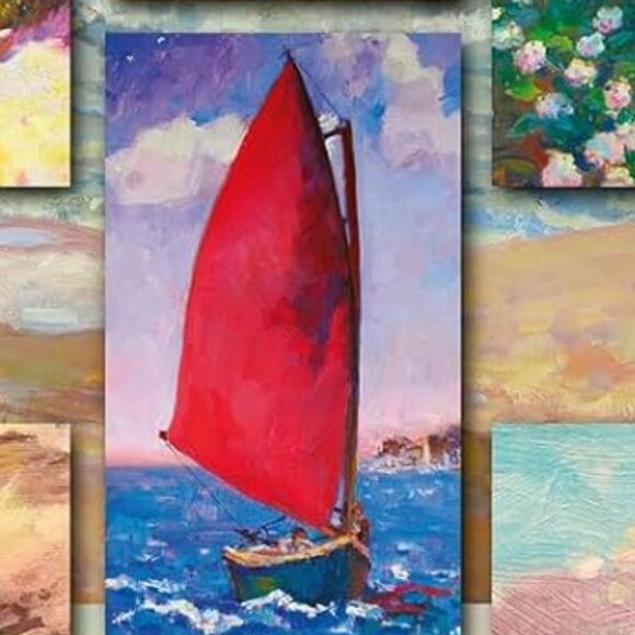 New sealed Ravensburger 1500pcs Puzzle-Coastal Collage | Adult Puzzles - Picture 4 of 12